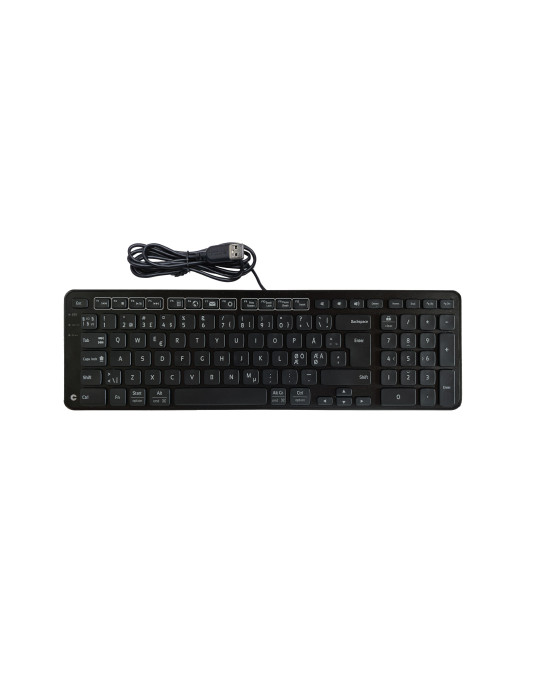 Contour Design Balance keyboard Office USB QWERTY Nordic Black