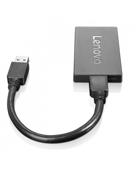 Lenovo 4X90J31021 USB-grafikadapter 3840 x 2160 pixlar Svart