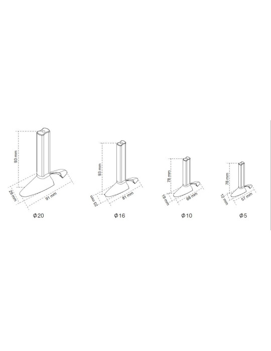 Multibrackets 4689 crimptång Monteringsverktyg Blå