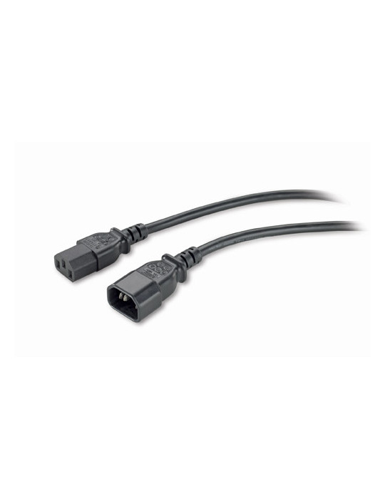 APC PWR Cord C13 - C14, 0.6 m Black 24" (0.61 m) C13 coupler C14 coupler