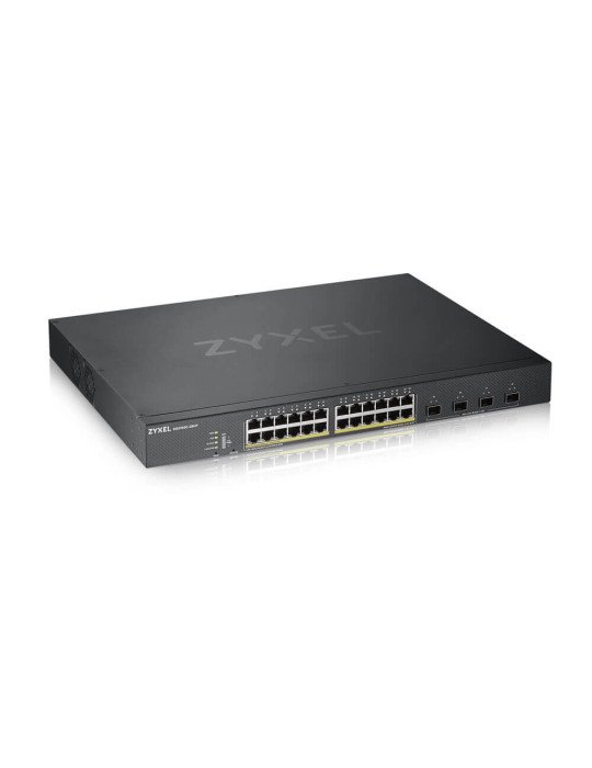 Zyxel XGS1930-28HP hanterad L3 Gigabit Ethernet (10 100 1000) Strömförsörjning via Ethernet (PoE) stöd Svart