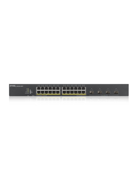 Zyxel XGS1930-28HP hanterad L3 Gigabit Ethernet (10 100 1000) Strömförsörjning via Ethernet (PoE) stöd Svart