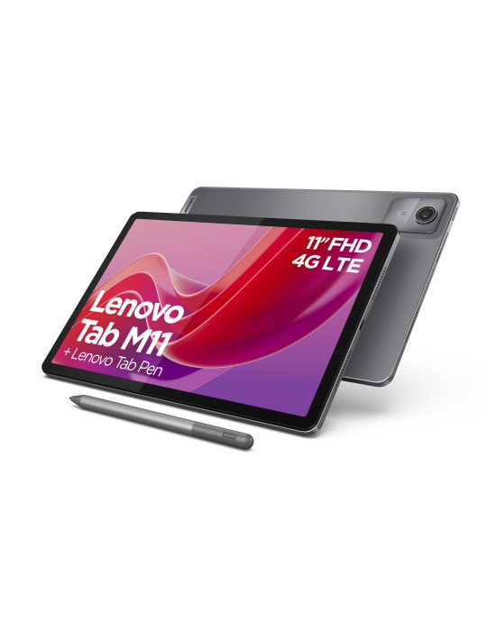 Lenovo Tab M11 4G Mediatek LTE 128 GB 27,9 cm (11") 4 GB Wi-Fi 5 (802.11ac) Android 13 Grå