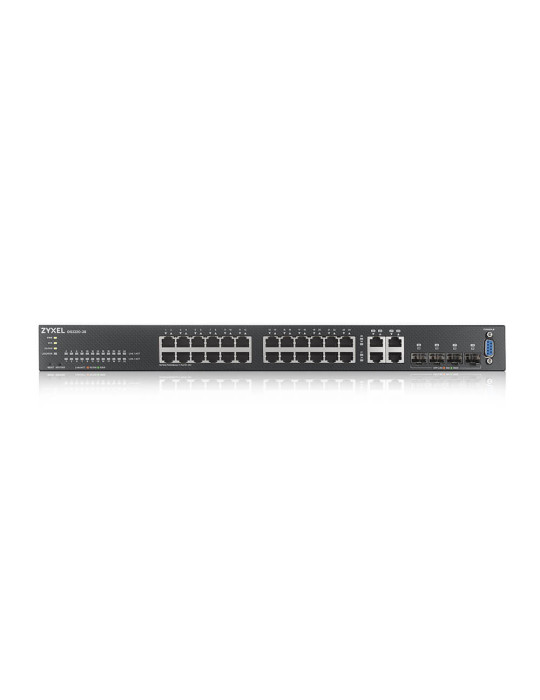 Zyxel GS2220-28-EU0101F nätverksswitchar hanterad L2 Gigabit Ethernet (10 100 1000) Svart