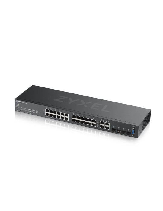 Zyxel GS2220-28-EU0101F nätverksswitchar hanterad L2 Gigabit Ethernet (10 100 1000) Svart