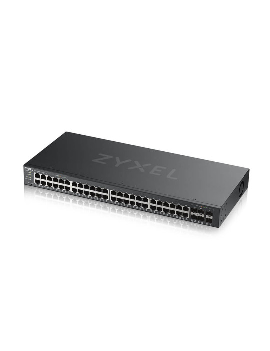 Zyxel GS2220-50-EU0101F nätverksswitchar hanterad L2 Gigabit Ethernet (10 100 1000) Svart