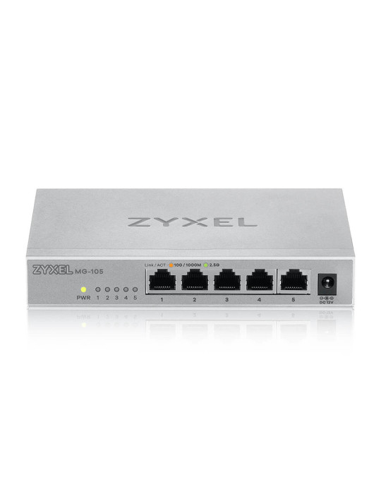 Zyxel MG-105 Ohanterad 2.5G Ethernet (100 1000 2500) Stål