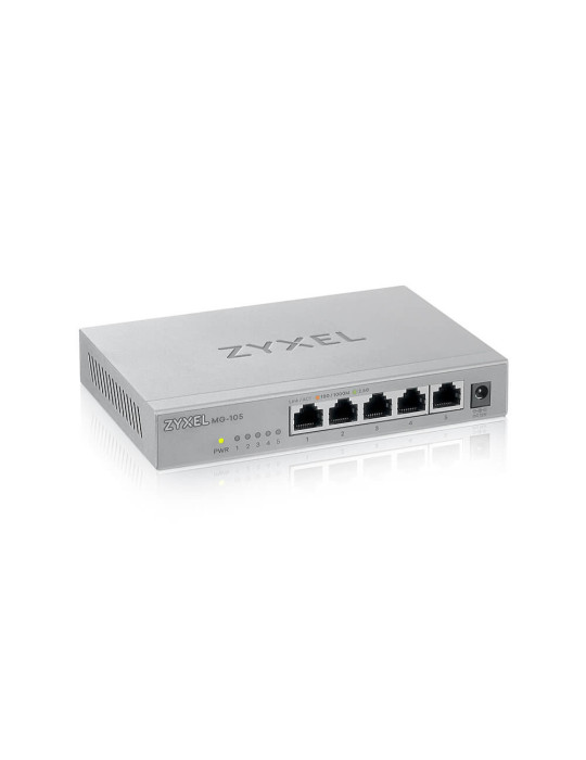 Zyxel MG-105 Ohanterad 2.5G Ethernet (100 1000 2500) Stål