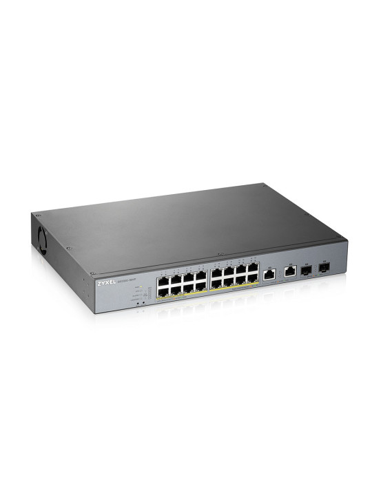 Zyxel GS1350-18HP-EU0101F nätverksswitchar hanterad L2 Gigabit Ethernet (10 100 1000) Strömförsörjning via Ethernet (PoE) stöd