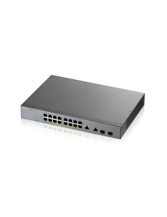 Zyxel GS1350-18HP-EU0101F nätverksswitchar hanterad L2 Gigabit Ethernet (10 100 1000) Strömförsörjning via Ethernet (PoE) stöd