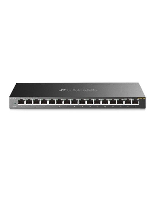 TP-Link TL-SG116E Ohanterad L2 Gigabit Ethernet (10 100 1000) Svart