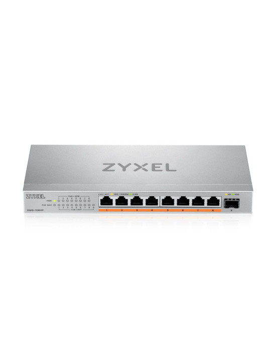 Zyxel XMG-108HP Ohanterad 2.5G Ethernet (100 1000 2500) Strömförsörjning via Ethernet (PoE) stöd