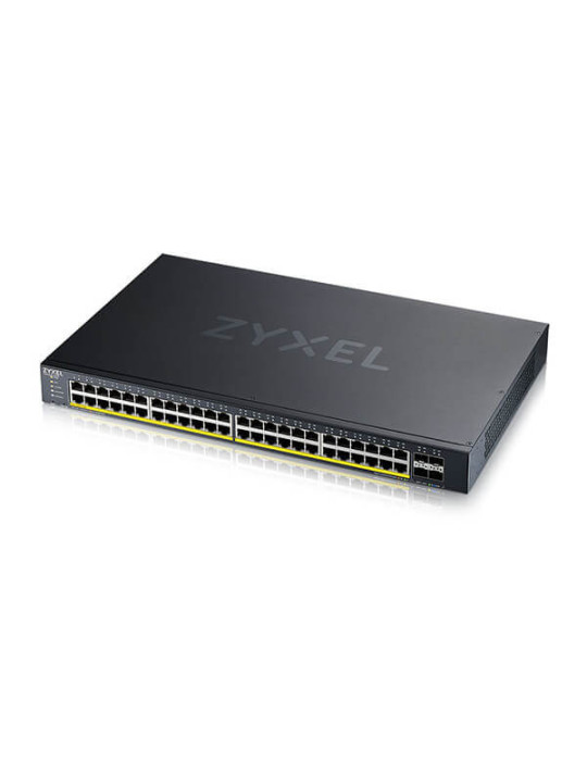 Zyxel XGS1935-52HP hanterad L2 L3 Gigabit Ethernet (10 100 1000) Strömförsörjning via Ethernet (PoE) stöd