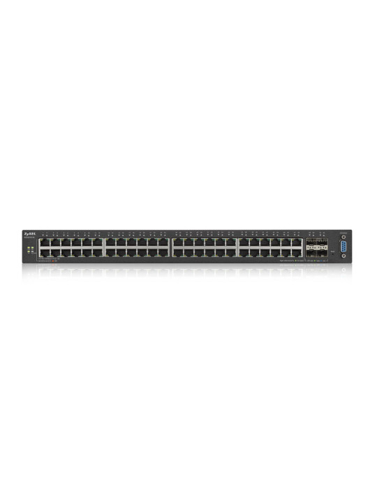 Zyxel XGS2210-52 hanterad L2 Gigabit Ethernet (10 100 1000) 1U Svart