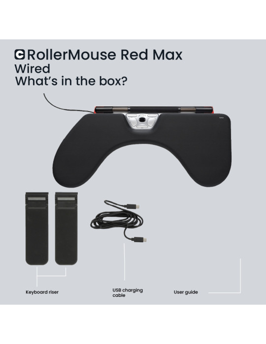 Contour Design RollerMouse Red Max mouse Office USB Type-A 2800 DPI