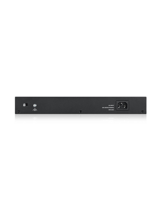 Zyxel GS1900-24EP hanterad L2 Gigabit Ethernet (10 100 1000) Strömförsörjning via Ethernet (PoE) stöd Svart