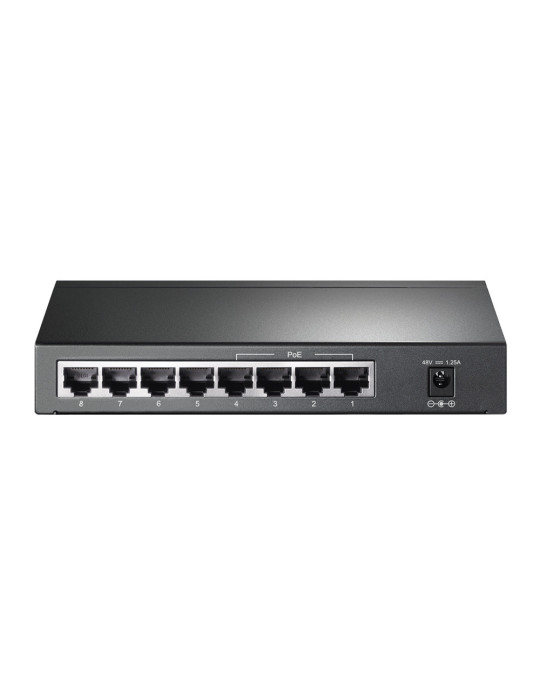 TP-Link TL-SG1008P hanterad Gigabit Ethernet (10 100 1000) Strömförsörjning via Ethernet (PoE) stöd Grå