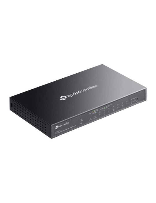 TP-Link Omada ES210GMP nätverksswitchar hanterad Gigabit Ethernet (10 100 1000) Strömförsörjning via Ethernet (PoE) stöd Svart