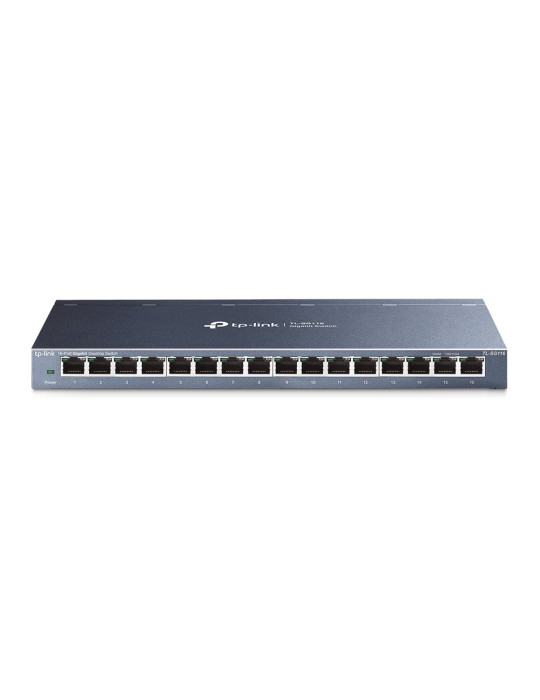 TP-Link TL-SG116 Ohanterad Gigabit Ethernet (10 100 1000) Svart