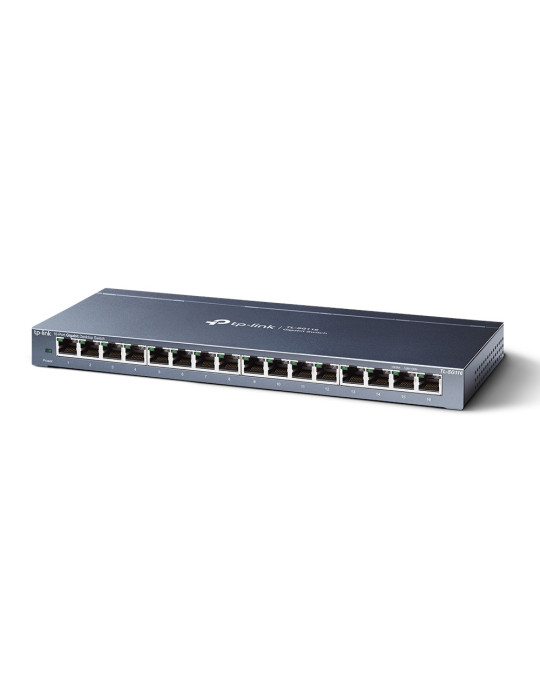 TP-Link TL-SG116 Ohanterad Gigabit Ethernet (10 100 1000) Svart