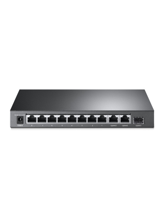 TP-Link TL-SG1210MP nätverksswitchar Ohanterad Gigabit Ethernet (10 100 1000) Strömförsörjning via Ethernet (PoE) stöd Svart