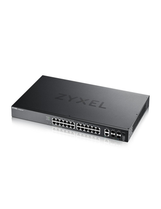 Zyxel XGS2220-30 hanterad L3 Gigabit Ethernet (10 100 1000) Svart