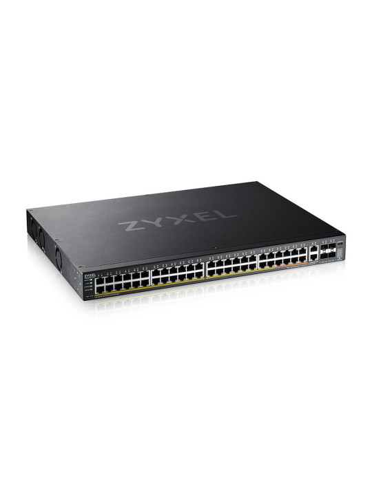 Zyxel XGS2220-54FP hanterad L3 Gigabit Ethernet (10 100 1000) Strömförsörjning via Ethernet (PoE) stöd