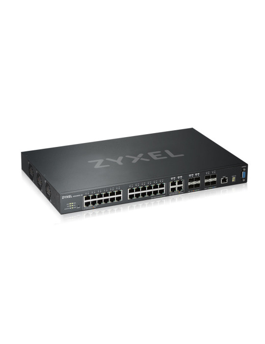 Zyxel XGS4600-32 hanterad L3 Gigabit Ethernet (10 100 1000) Svart