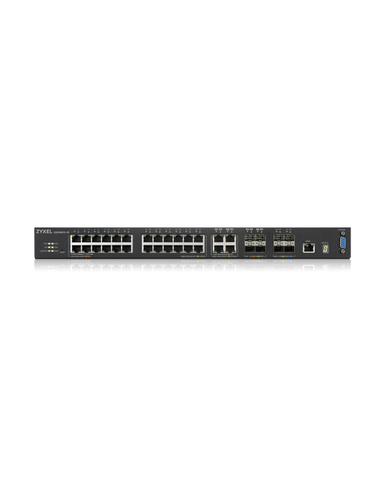 Zyxel XGS4600-32 hanterad L3 Gigabit Ethernet (10 100 1000) Svart