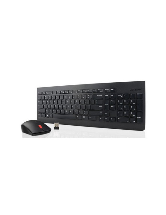 Lenovo Essential keyboard Mouse included Universal RF Wireless Finnish, Swedish Black