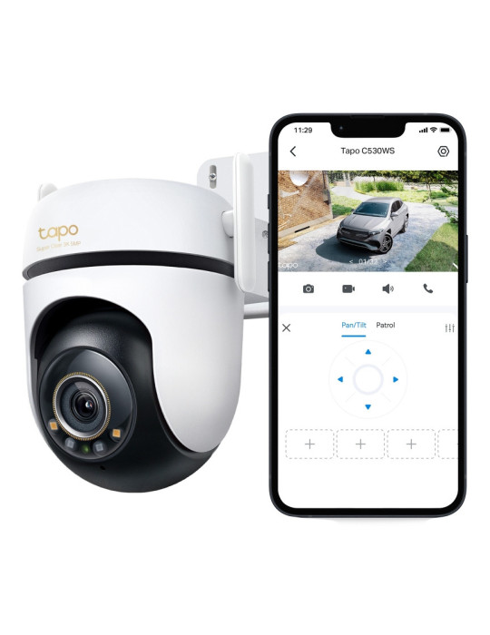 TP-Link TAPO C530WS bevakningskameror Turret IP-säkerhetskamera Utomhus 2880 x 1620 pixlar Vägg