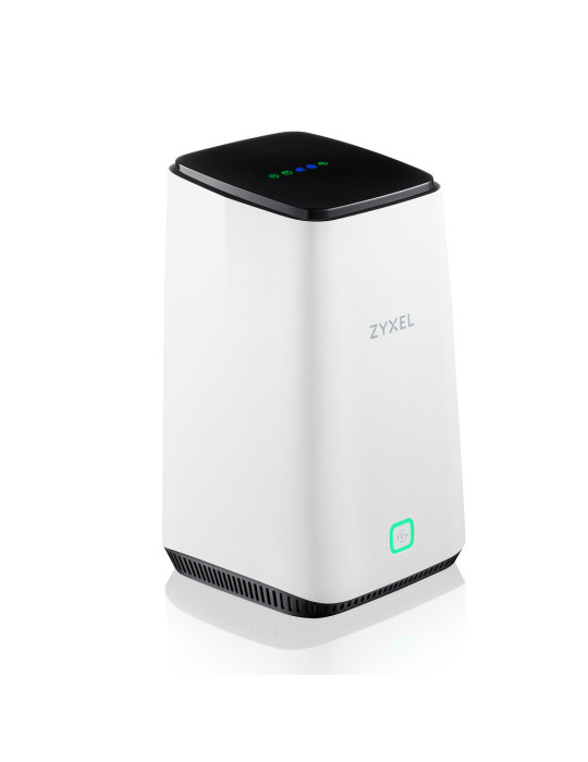 Zyxel FWA510 trådlös router Multi-Gigabit Ethernet Tri-band (2,4 GHz   5 GHz   5 GHz) 5G Svart, Vit