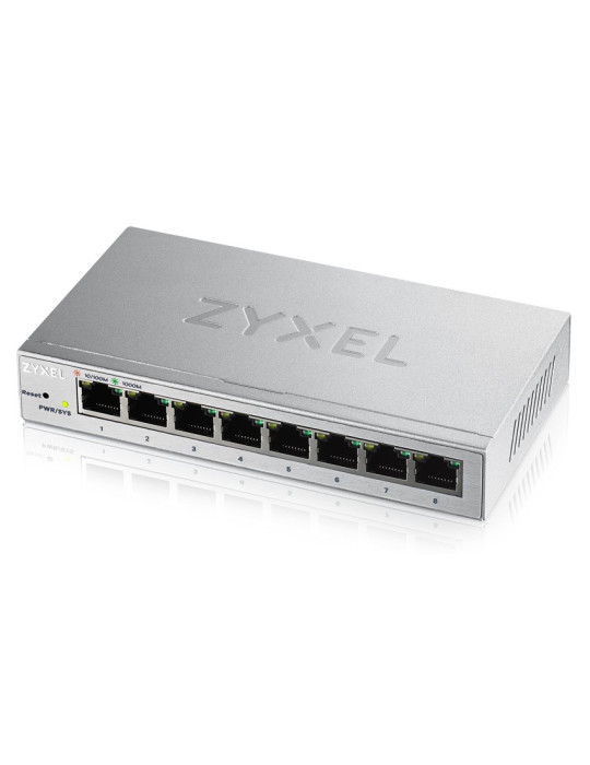 Zyxel GS1200-8 hanterad Gigabit Ethernet (10 100 1000) Silver