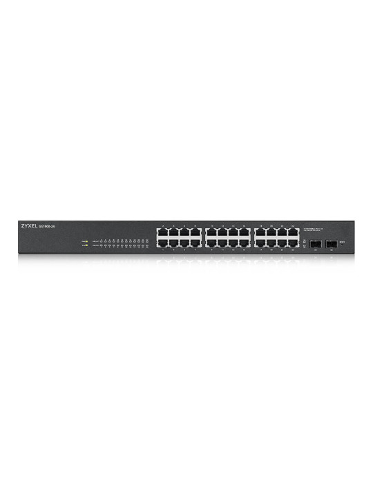 Zyxel GS-1900-24 v2 hanterad L2 Gigabit Ethernet (10 100 1000) 1U Svart