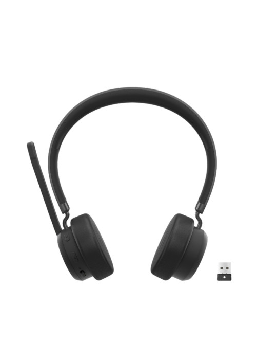 Lenovo Wireless VoIP Headset Trådlös Huvudband Kontor callcenter Bluetooth Svart