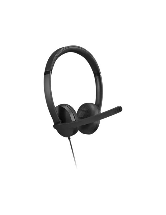 Lenovo 4XD1P83425 hörlur och headset Kabel Huvudband Samtal musik USB Type-A Svart