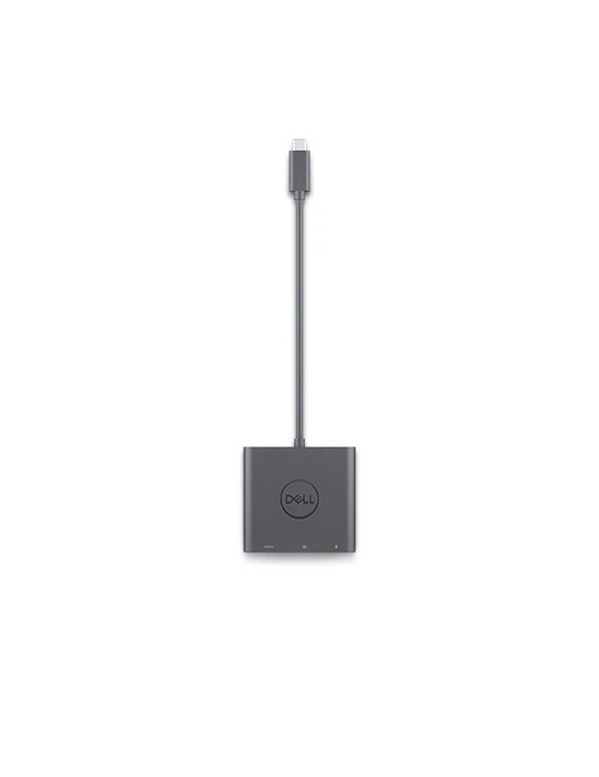 DELL DBQAUANBC070 kannettavien tietokoneiden telakka ja porttitoistin Langallinen USB 3.2 Gen 2 (3.1 Gen 2) Type-C musta