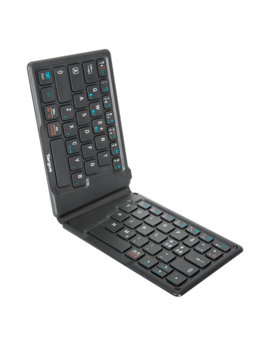 Targus AKF003NO tangentbord Universal Bluetooth QWERTY Nordic Svart