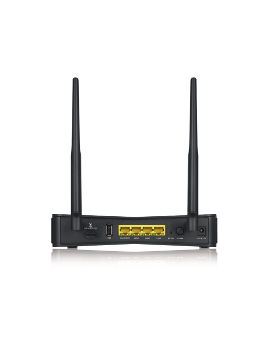 Zyxel LTE3301-PLUS trådlös router Gigabit Ethernet Dual-band (2,4 GHz   5 GHz) 4G Svart