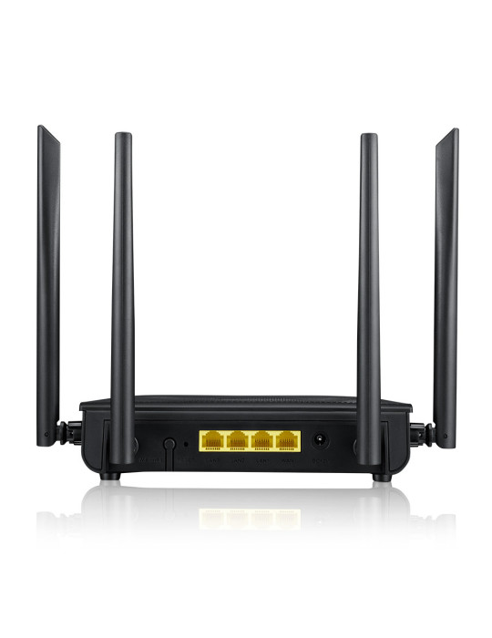 Zyxel NBG7510 trådlös router Gigabit Ethernet Dual-band (2,4 GHz   5 GHz) Svart