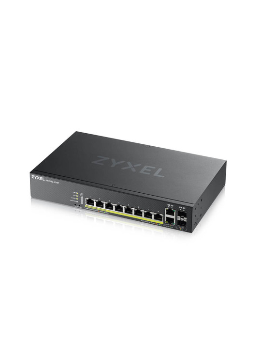 Zyxel GS2220-10HP-EU0101F network switch Managed L2 Gigabit Ethernet (10 100 1000) Power over Ethernet (PoE) Black