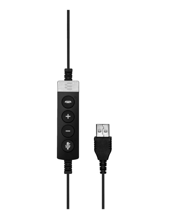 EPOS IMPACT SC 660 USB ML Kuulokkeet Langallinen Pääpanta Puhelut Musiikki USB A-tyyppi musta, Hopea