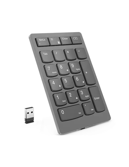 Lenovo 4Y41C33791 numeric keypad Universal RF Wireless Gray