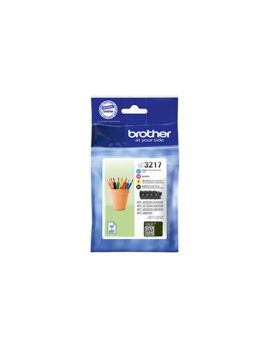 Brother LC-3217 ink cartridge Original Black, Cyan, Magenta, Yellow