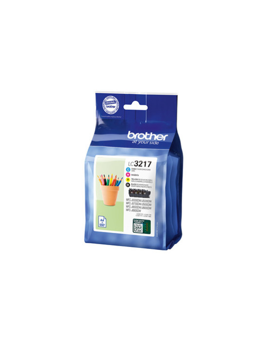 Brother LC-3217 ink cartridge Original Black, Cyan, Magenta, Yellow