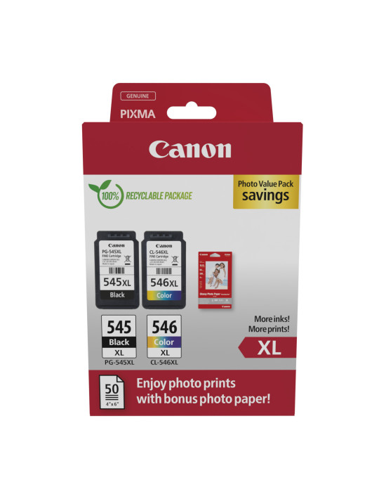 Canon 8286B011 ink cartridge 2 pc(s) Original Black, Cyan, Magenta, Yellow