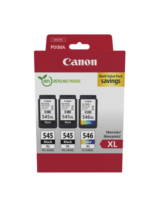 Canon 8286B013 ink cartridge 3 pc(s) Original High (XL) Yield Black, Cyan, Magenta, Yellow