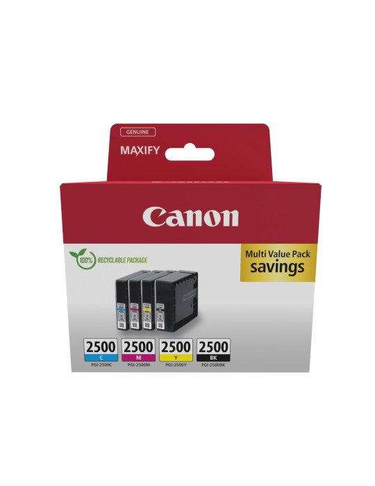 Canon 9290B006 mustekasetti 4 kpl Alkuperäinen musta, Syaani, Magenta, Keltainen