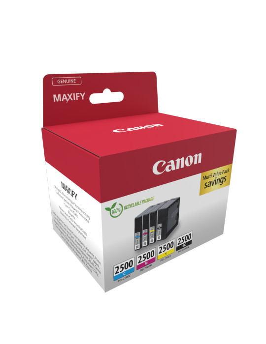 Canon 9290B006 mustekasetti 4 kpl Alkuperäinen musta, Syaani, Magenta, Keltainen