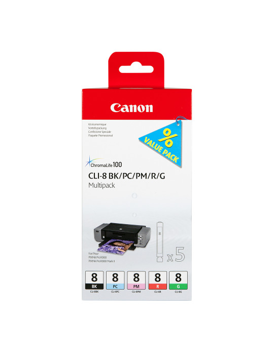 Canon 0620B027 ink cartridge 5 pc(s) Original Photo cyan, Photo magenta